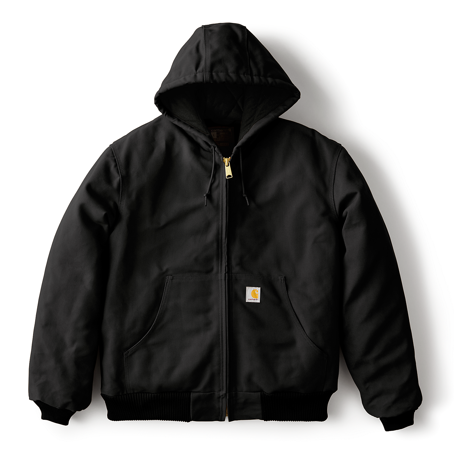USA製 Carhartt Active jacket j140 black CARHARTT J140 Loose Fit Firm Duck Insulated Active Jac (Black