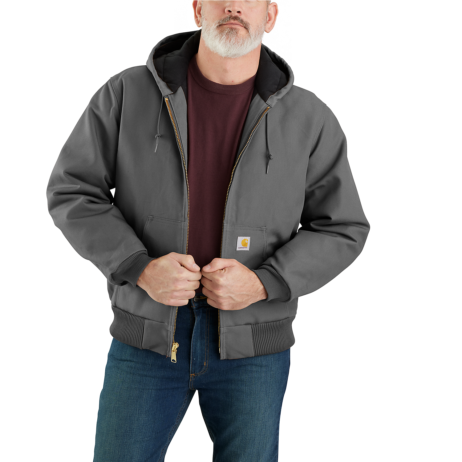 Carhartt J140 Medium グレー ジャケット CARHARTT J140 Loose Fit Firm Duck Insulated Active Jacket