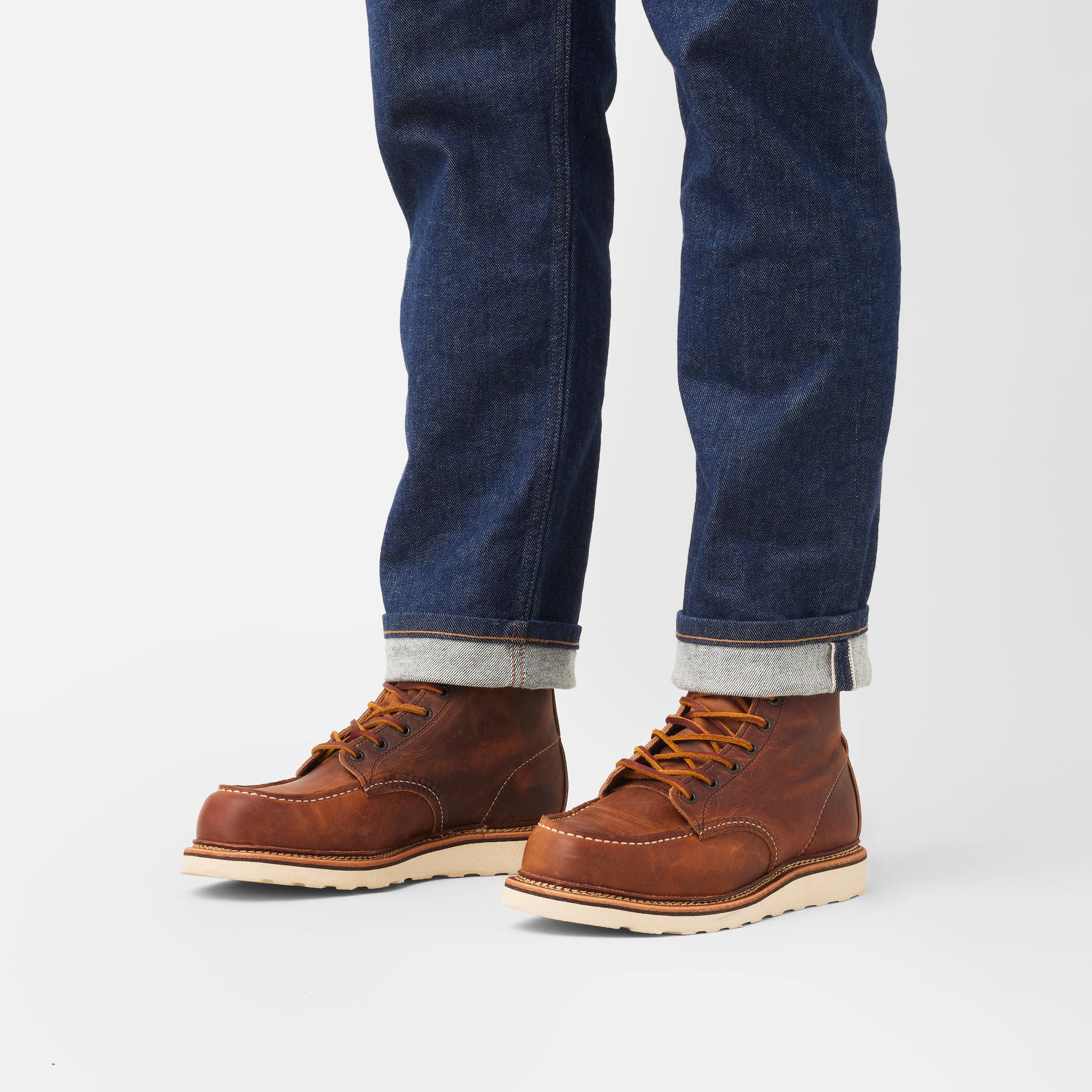 REDWING 1907 Classic Moc Toe Copper Rough & Tough | Wild West