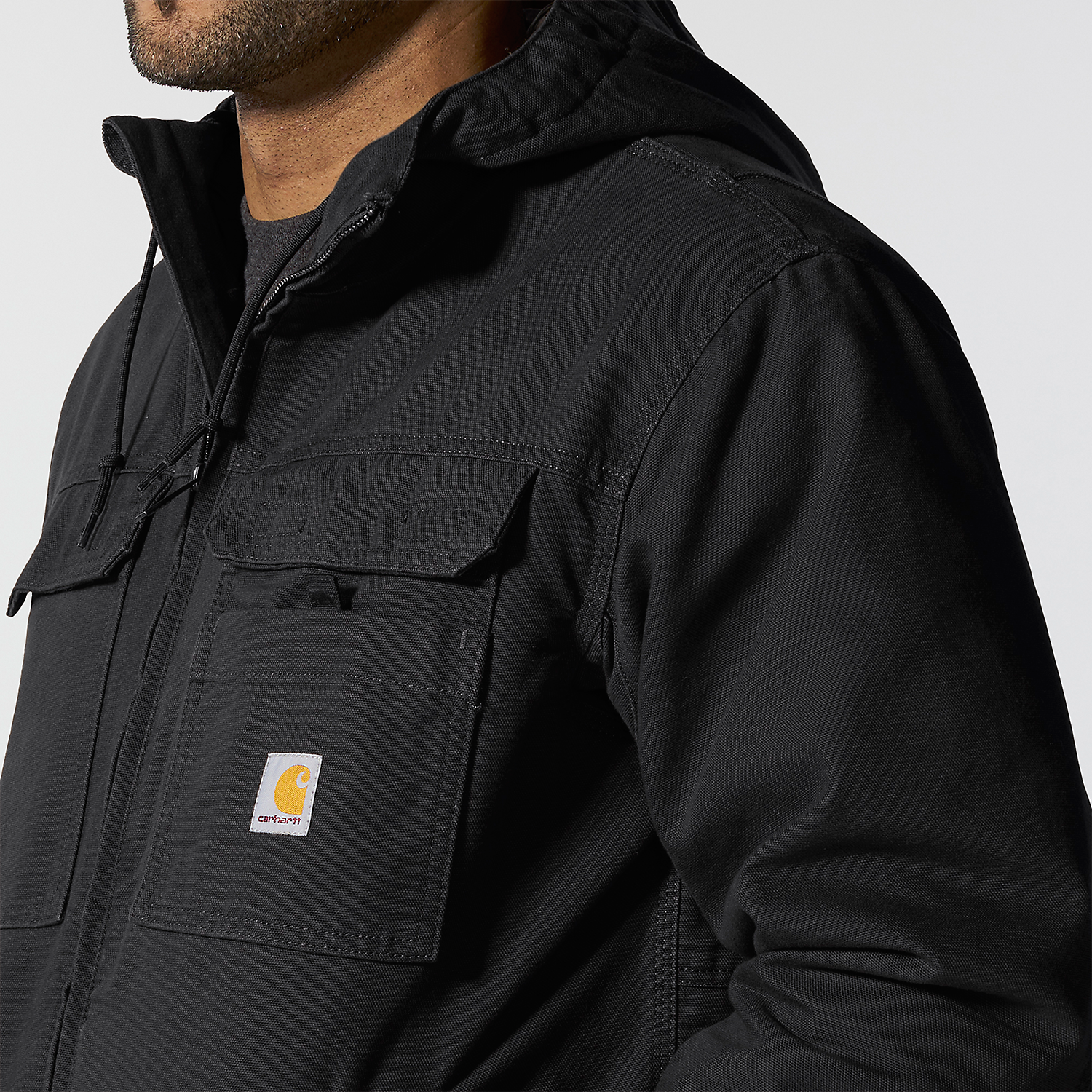 CARHARTT Washed Duck Bartlett Active Jac (Black) | Wild West