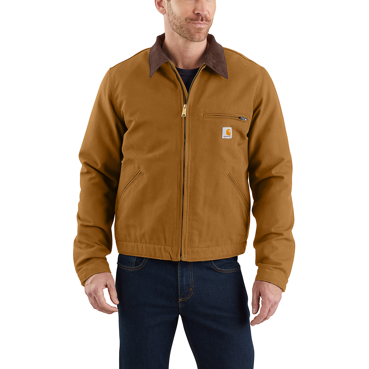 CARHARTT Duck Detroit Jacket (Carhartt Brown) | Wild West