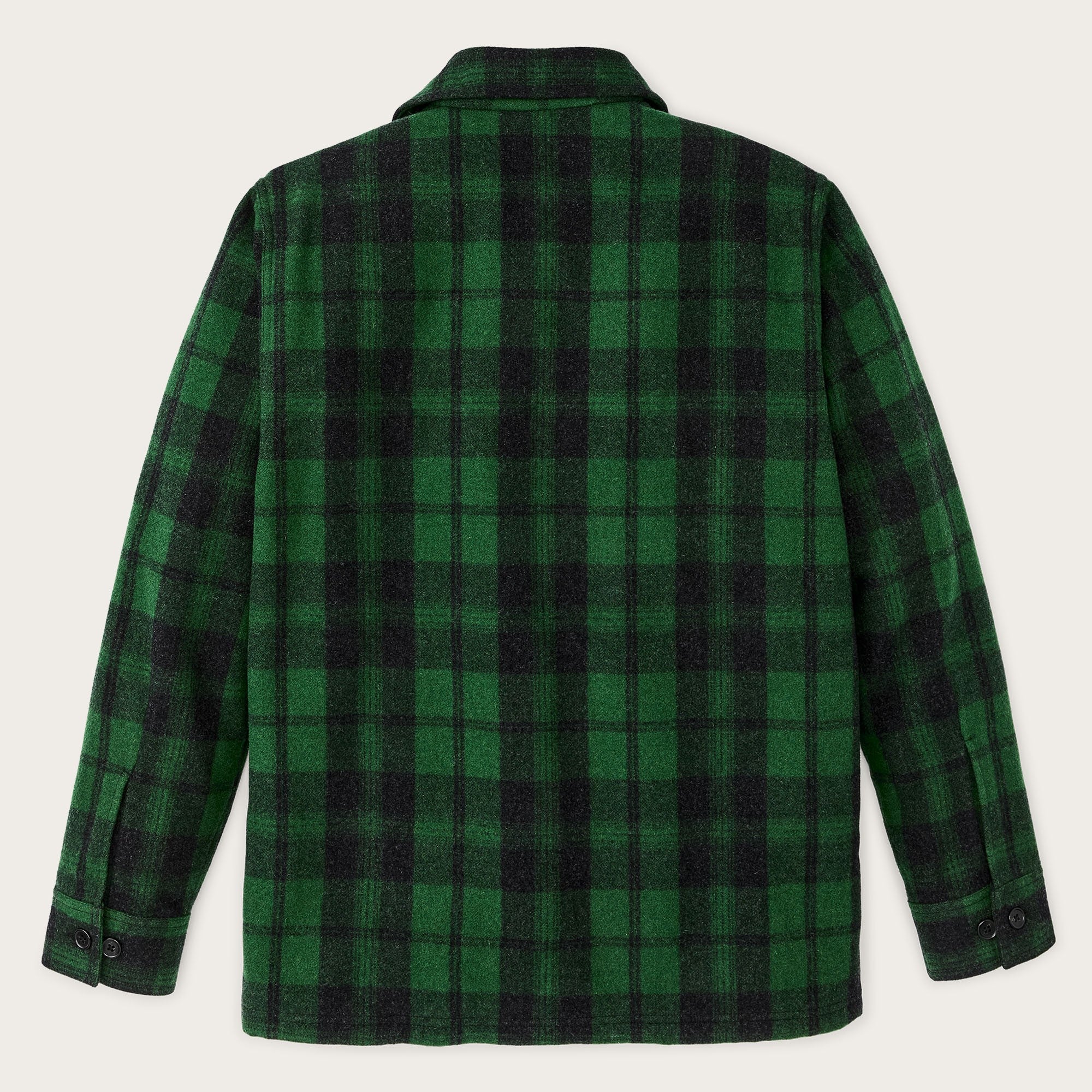 FILSON Virgin Wool Jac Shirt (Green Black Plaid) | Wild West