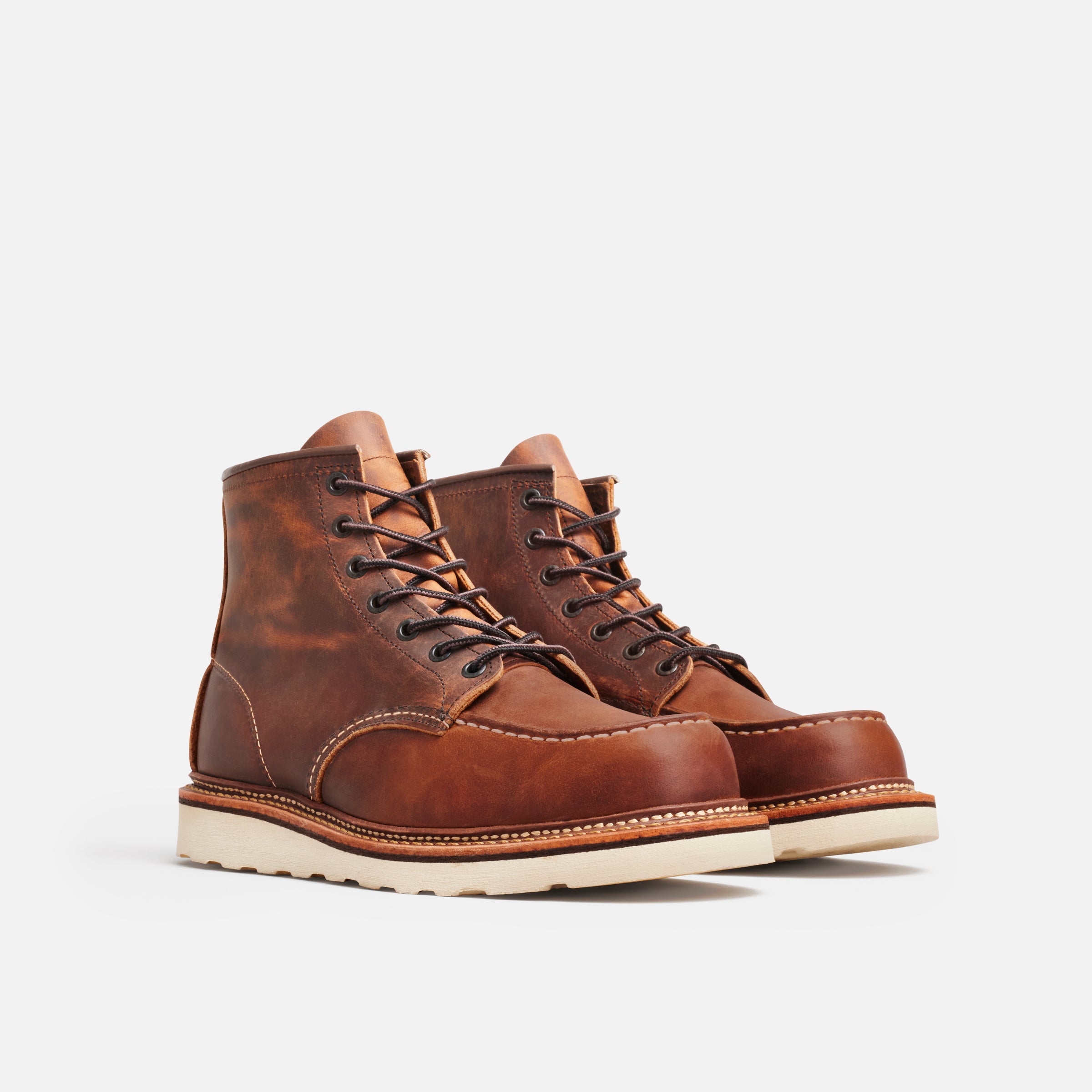 REDWING 1907 Classic Moc Toe Copper Rough & Tough | Wild West