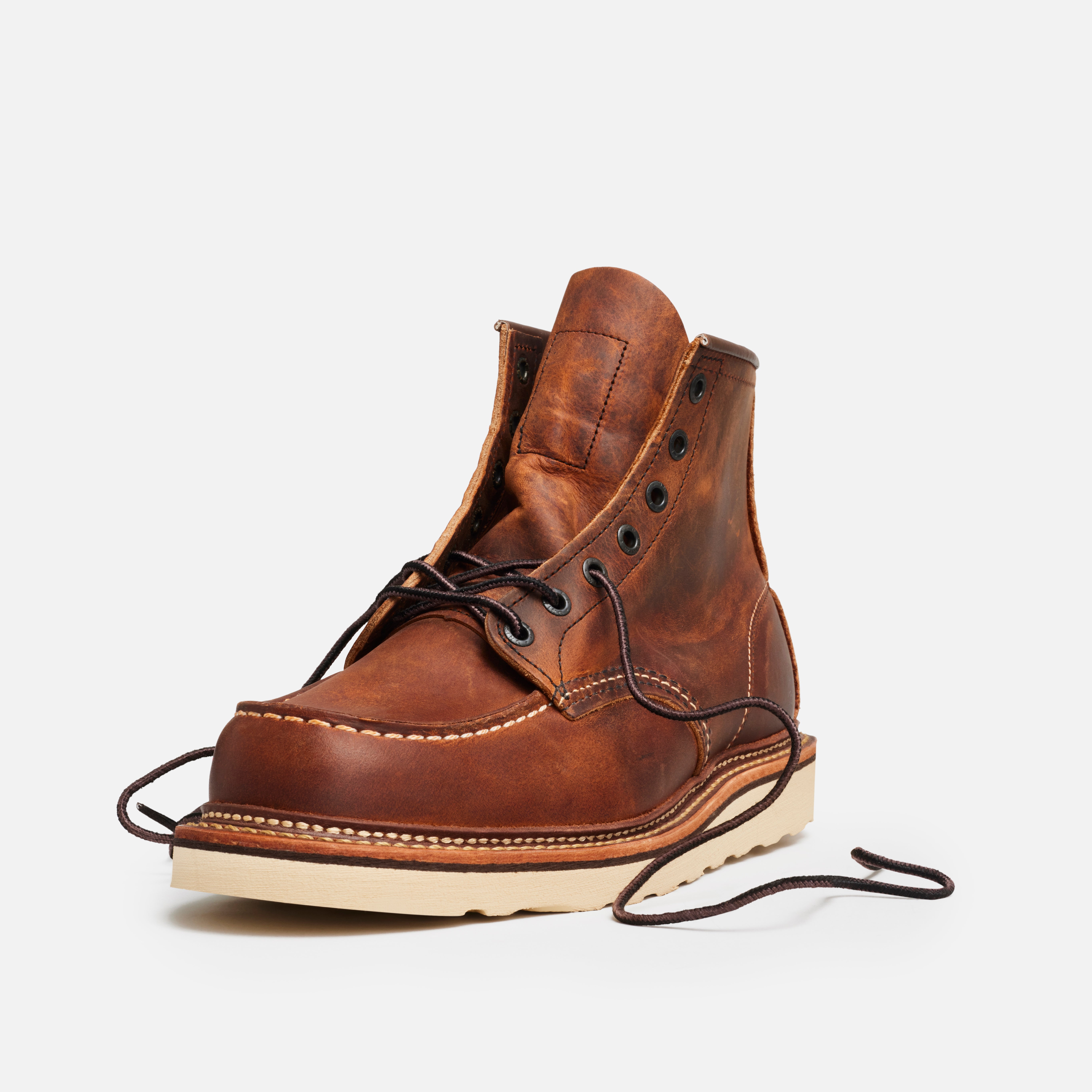 REDWING 1907 Classic Moc Toe Copper Rough & Tough | Wild West