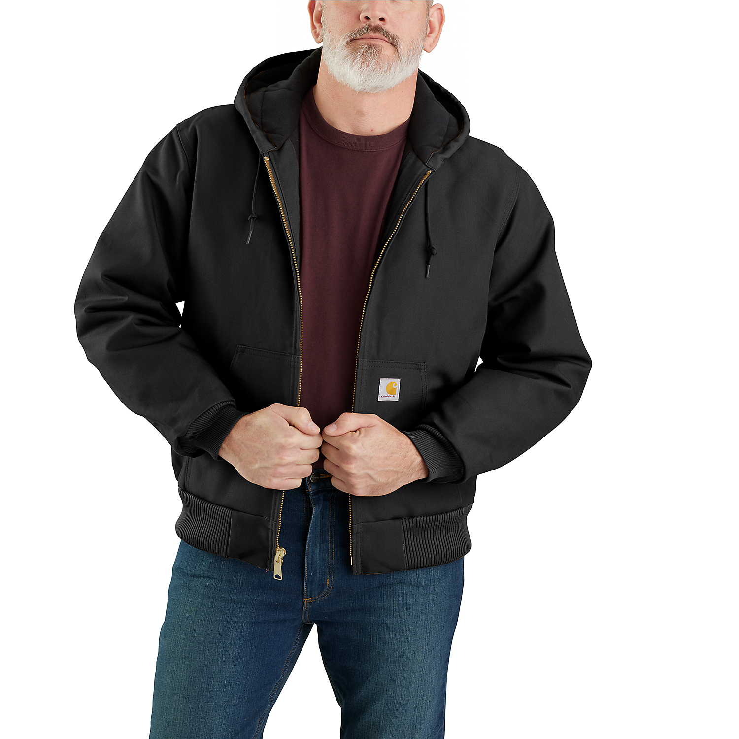 CARHARTT J140 Loose Fit Firm Duck Insulated Active Jac (Black