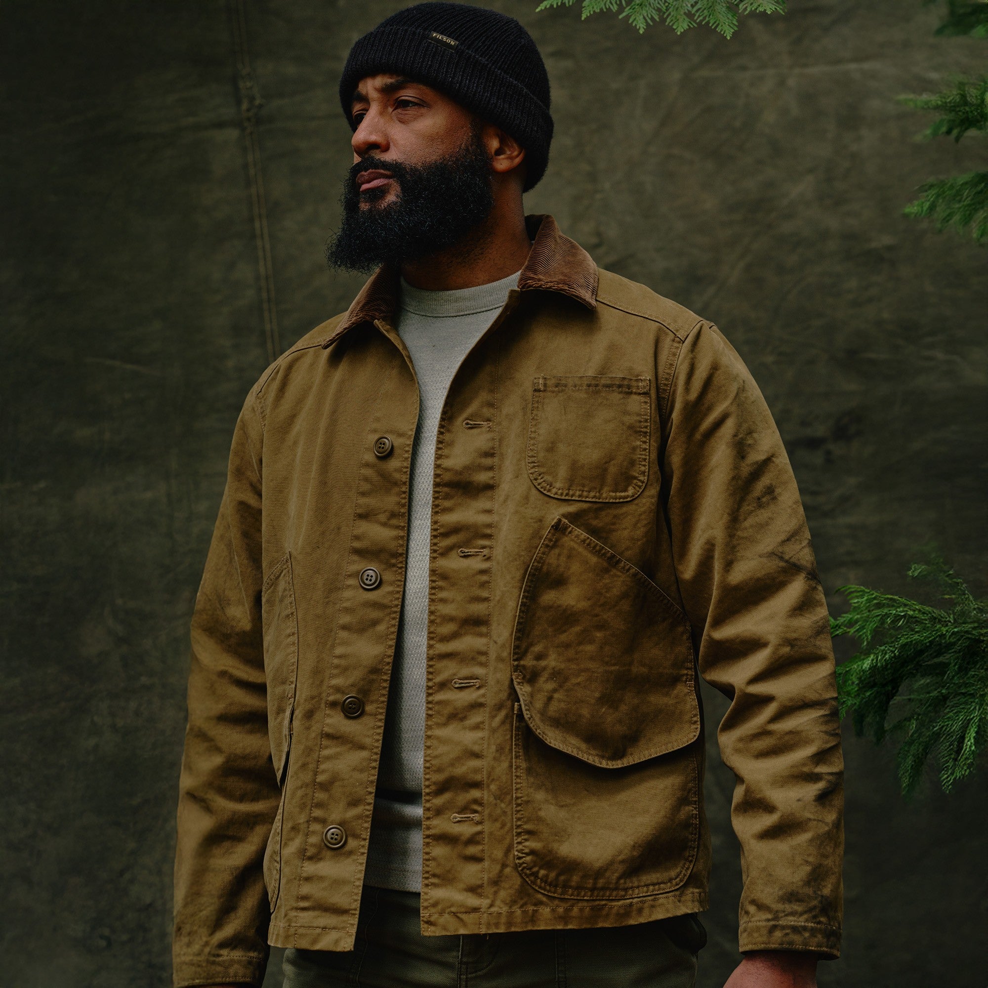 FILSON Canvas Outfitter Jacket (Kangaroo) | Wild West Outfitters