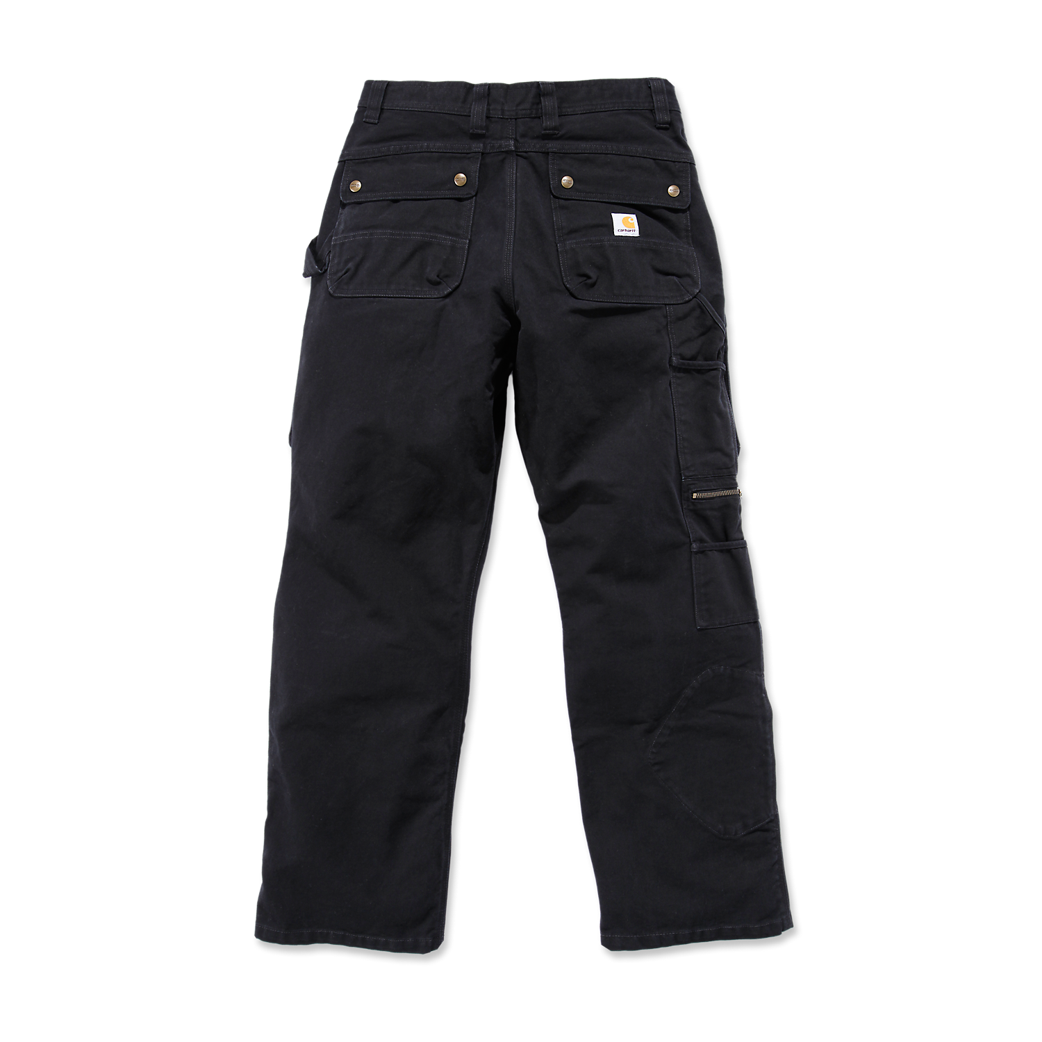 ユ*K様 レア carhartt EB219 マルチポケットダブルニーダックパン Carhartt EB219 Washed Duck Multi Pocket Tech Men Pant (Black