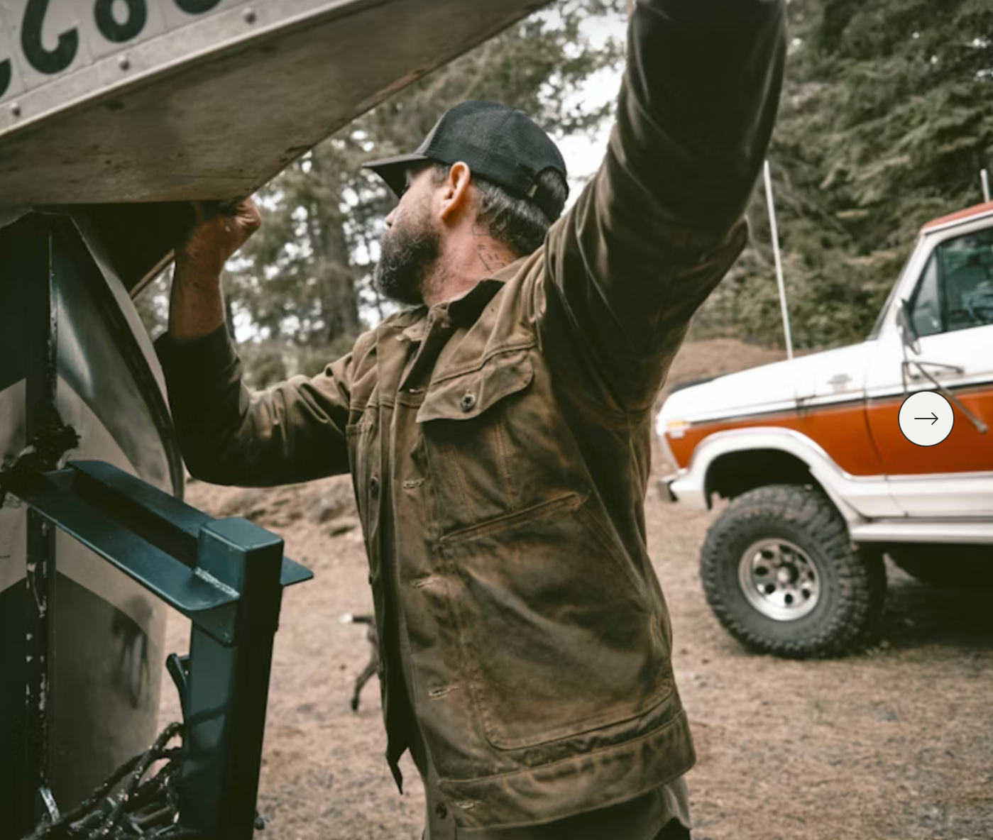 FILSON Tin Cloth Short Lined Cruiser Jacket (Dark Tan) Wild West